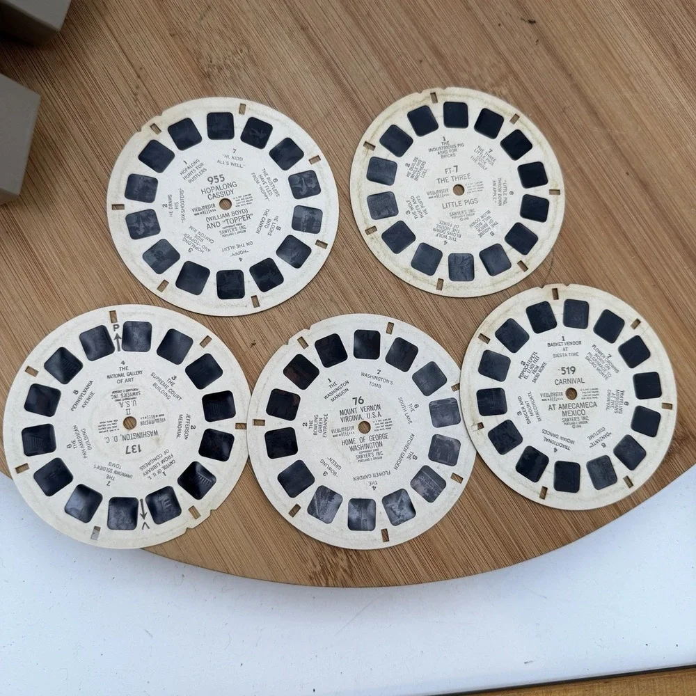 Vintage Sawyers View Master With Multiple Different Slides Made In USA 50's-60's